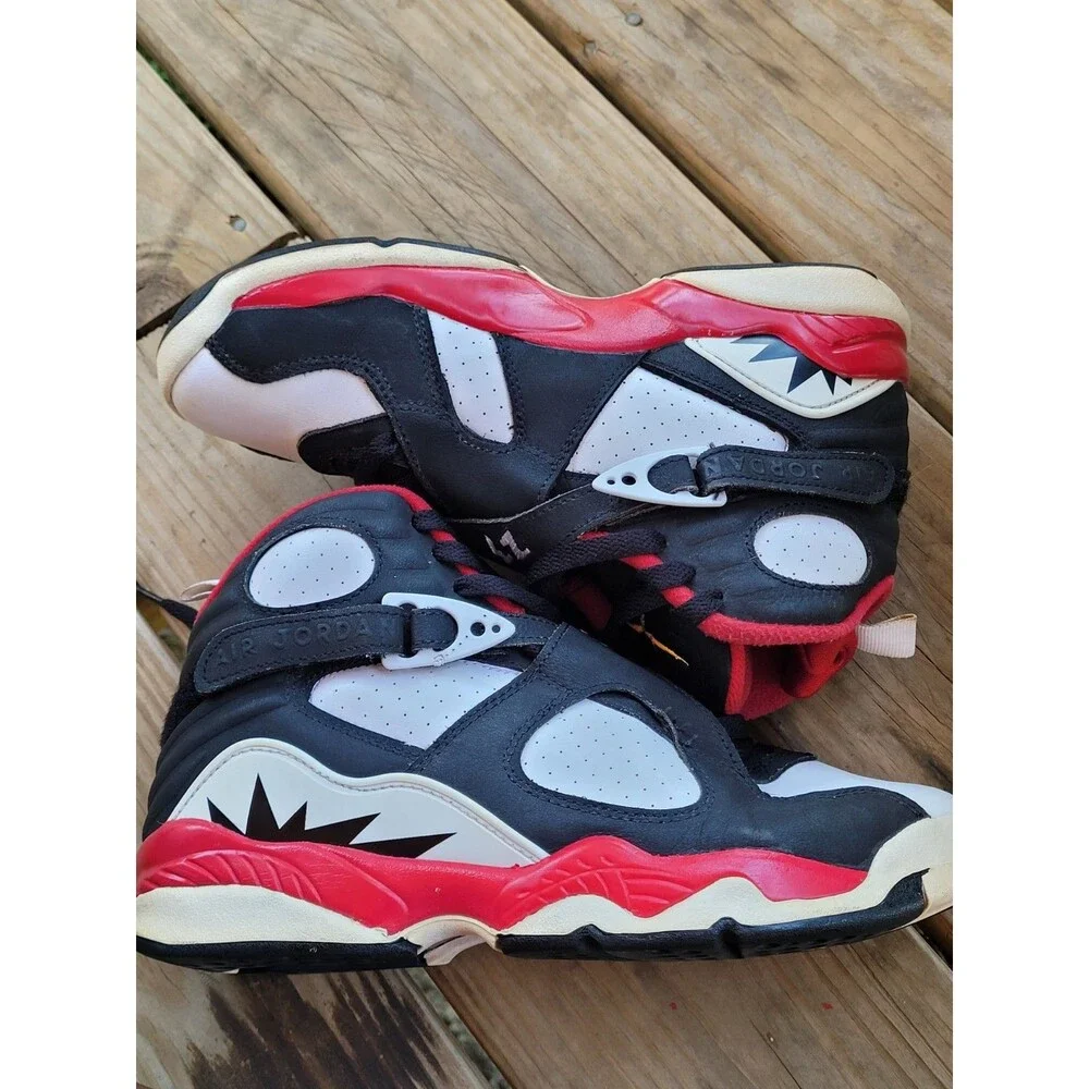 NEW Nike Air Jordan 8 Retro Mid Paprika University Red DO8731-601 GS Sz 6.5